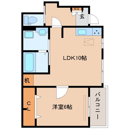 奈良駅 バス9分  北神殿下車：停歩6分 1階の物件間取画像